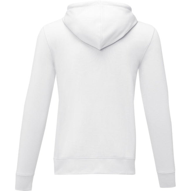 White - Back - Elevate Mens Theron Hoodie