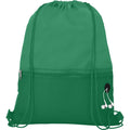Green - Back - Bullet Oriole Mesh Drawstring Bag