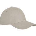 Oatmeal - Front - Elevate Unisex Adult Davis 6 Panel Cap