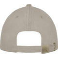 Oatmeal - Back - Elevate Unisex Adult Davis 6 Panel Cap