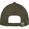 Forest Green - Back - Elevate Unisex Adult Davis 6 Panel Cap