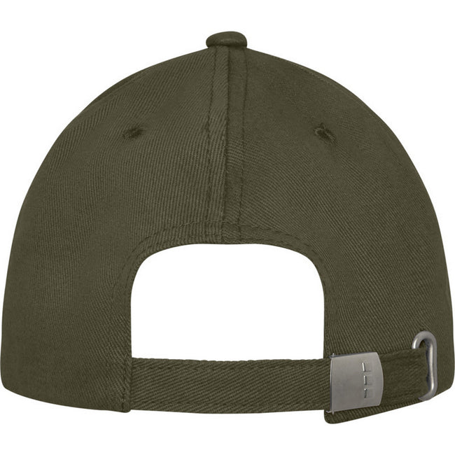 Forest Green - Back - Elevate Unisex Adult Davis 6 Panel Cap