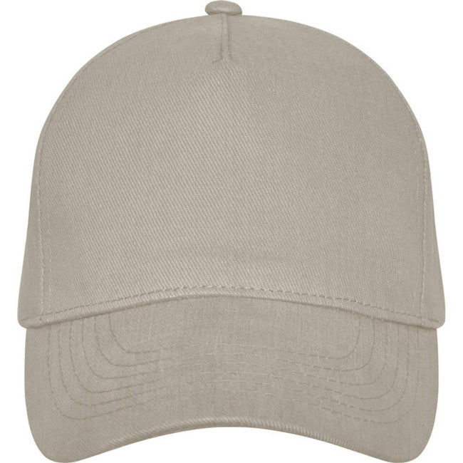 Oatmeal - Front - Elevate Unisex Adult Doyle 5 Panel Cap