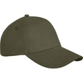 Forest Green - Side - Elevate Unisex Adult Doyle 5 Panel Cap