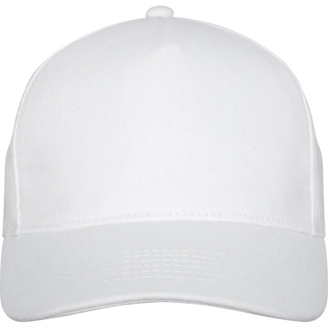 White - Front - Elevate Unisex Adult Doyle 5 Panel Cap