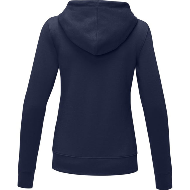 Navy - Back - Elevate Womens-Ladies Theron Hoodie