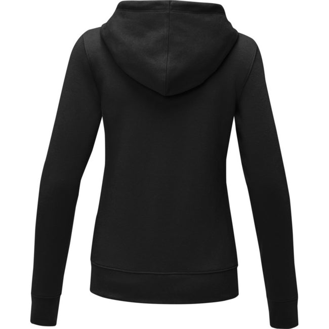 Solid Black - Back - Elevate Womens-Ladies Theron Hoodie