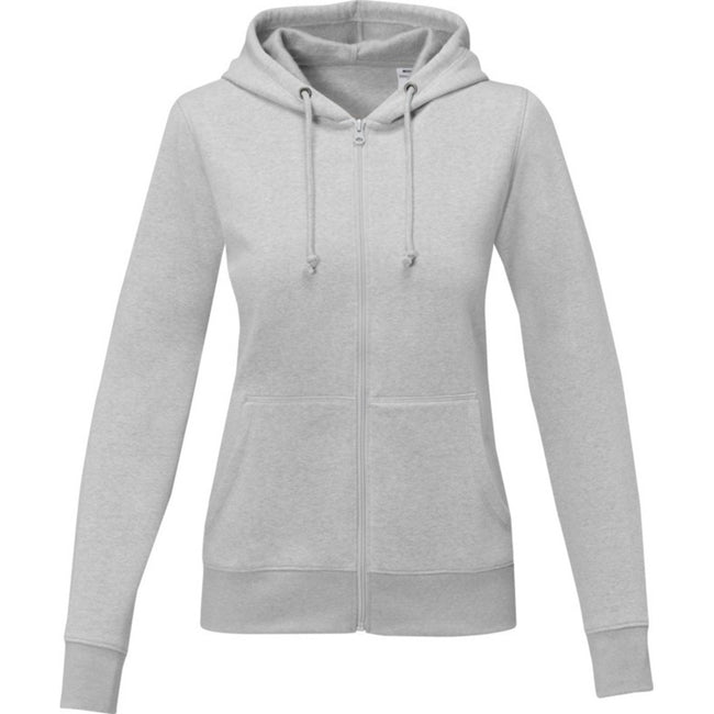 Heather Grey - Front - Elevate Womens-Ladies Theron Hoodie