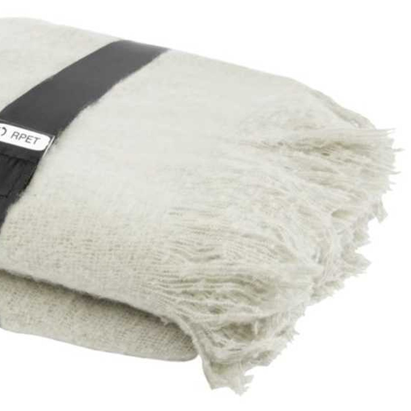 Light Grey - Back - Seasons Faux Mohair Blanket
