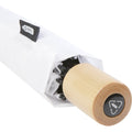 White - Pack Shot - Avenue Birgit Recycled Folding Umbrella