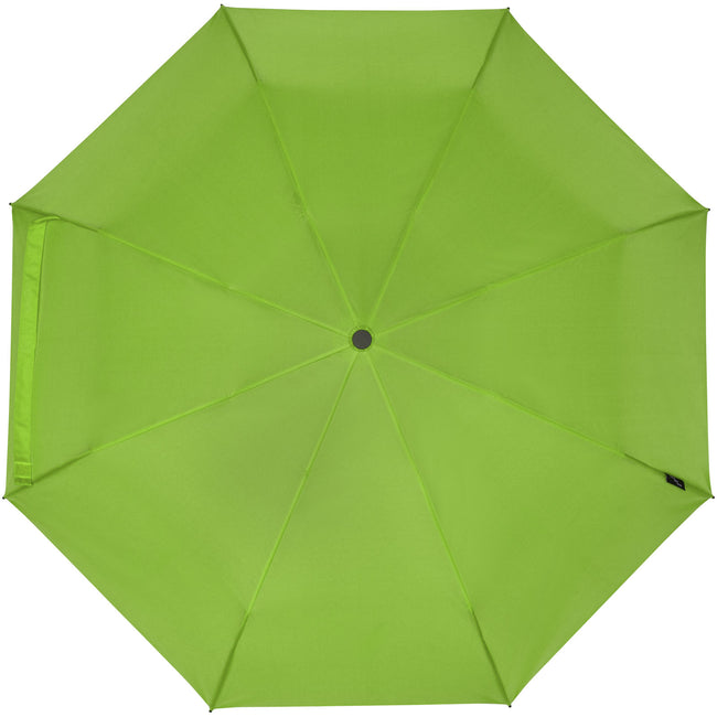 Lime Green - Side - Avenue Birgit Recycled Folding Umbrella