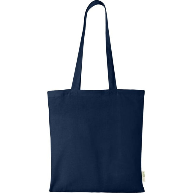 Navy - Front - Bullet Orissa Organic Cotton Tote Bag