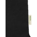 Solid Black - Side - Bullet Orissa Organic Cotton Tote Bag