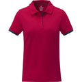 Red - Front - Elevate Womens-Ladies Morgan Short-Sleeved Polo Shirt