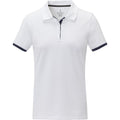 White - Front - Elevate Womens-Ladies Morgan Short-Sleeved Polo Shirt
