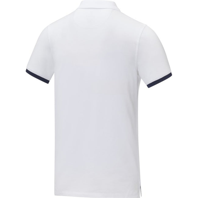 White - Lifestyle - Elevate Mens Morgan Short-Sleeved Polo Shirt