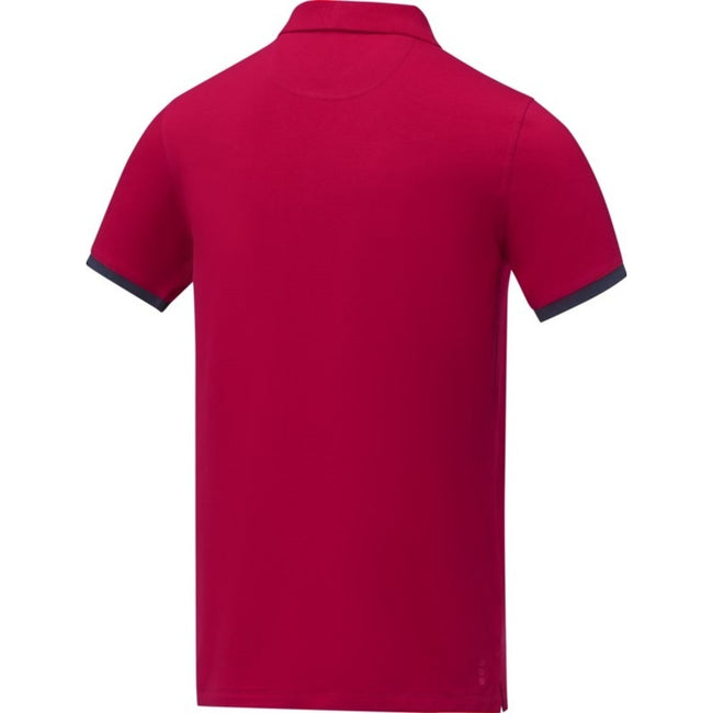 Red - Lifestyle - Elevate Mens Morgan Short-Sleeved Polo Shirt