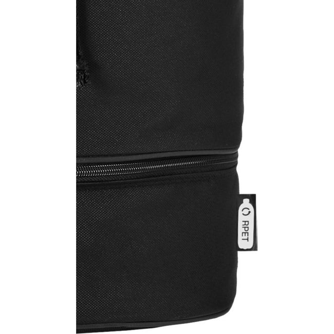 Solid Black - Side - Bullet Idaho Recycled Duffle Bag