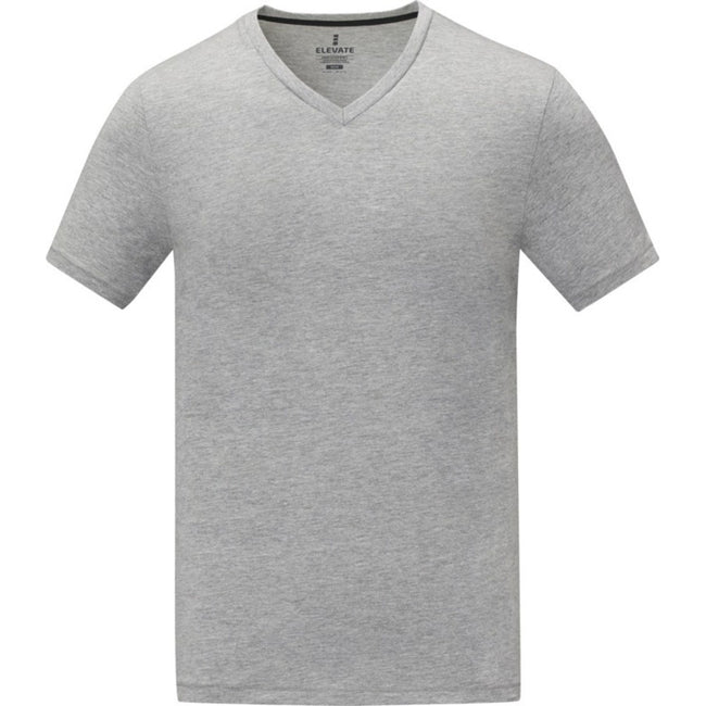 Heather Grey - Front - Elevate Mens Somoto T-Shirt