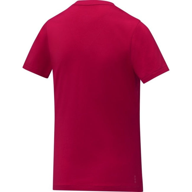Red - Side - Elevate Womens-Ladies Somoto V Neck T-Shirt
