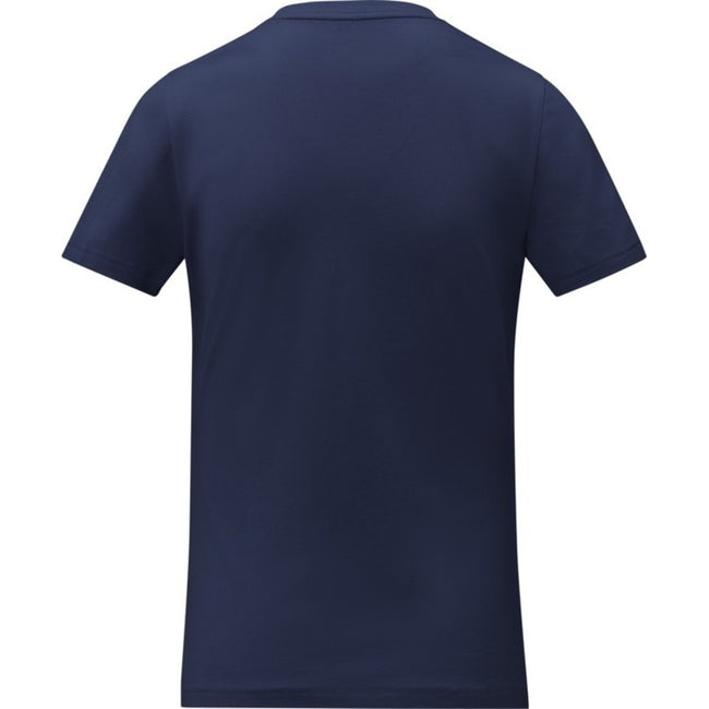 Navy - Back - Elevate Womens-Ladies Somoto V Neck T-Shirt