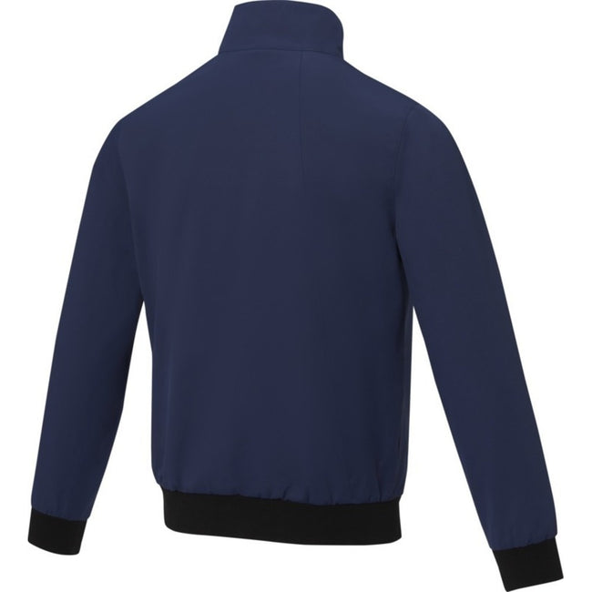 Navy - Lifestyle - Elevate Unisex Adult Keefe Bomber Jacket