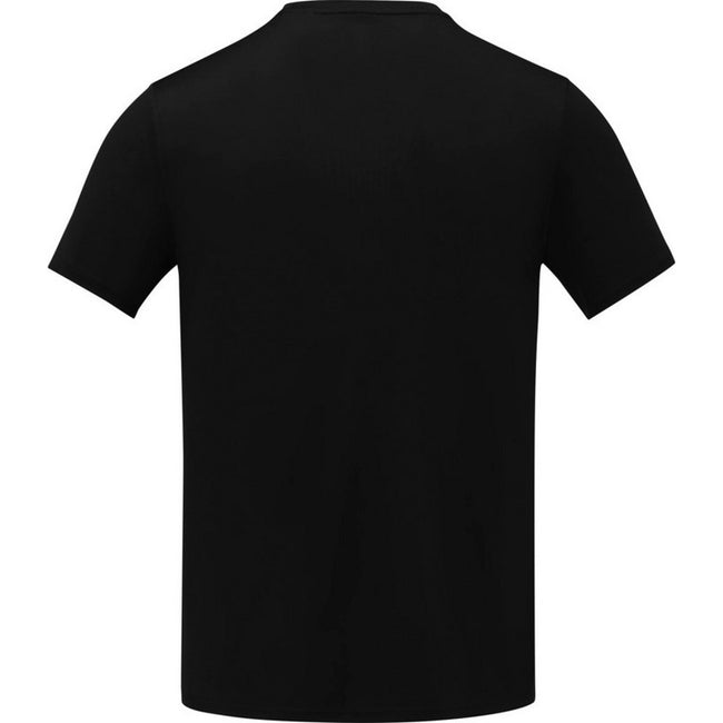 Solid Black - Back - Elevate Mens Kratos Cool Fit Short-Sleeved T-Shirt