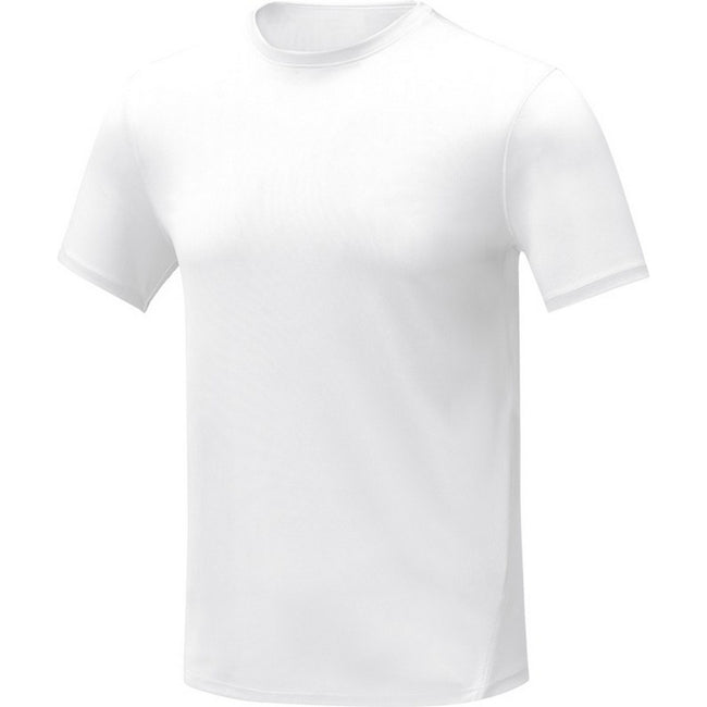 White - Front - Elevate Mens Kratos Cool Fit Short-Sleeved T-Shirt