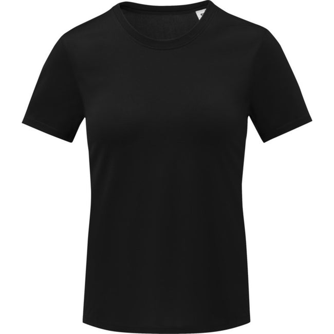 Solid Black - Front - Elevate Womens-Ladies Kratos Short-Sleeved T-Shirt