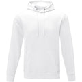 White - Front - Elevate Mens Charon Hoodie