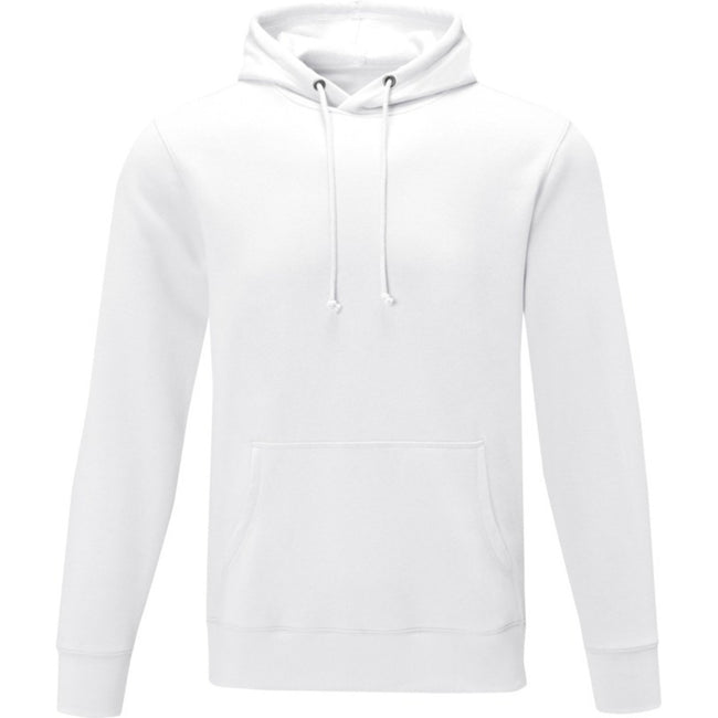 White - Front - Elevate Mens Charon Hoodie