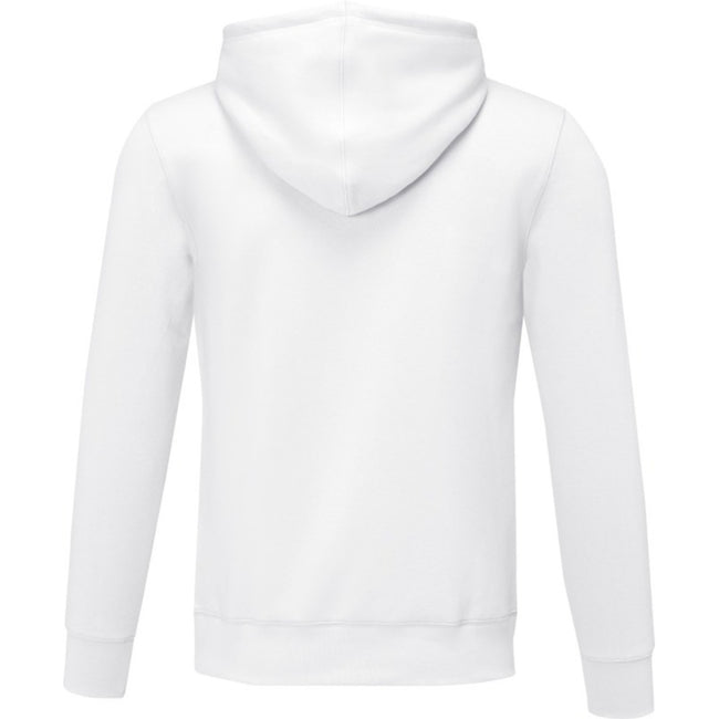 White - Back - Elevate Mens Charon Hoodie