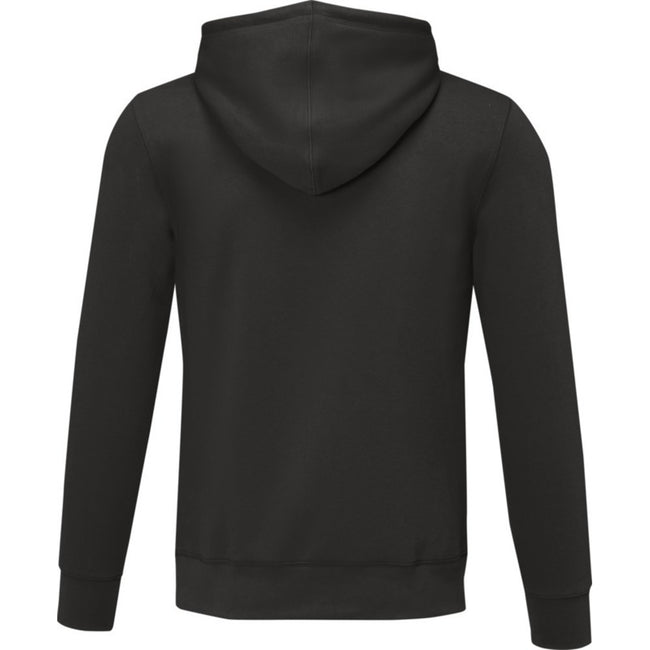 Solid Black - Back - Elevate Mens Charon Hoodie