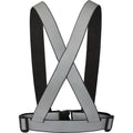 Solid Black - Back - RFX Unisex Adult Hi-Vis Vest