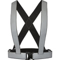 Solid Black - Front - RFX Unisex Adult Hi-Vis Vest