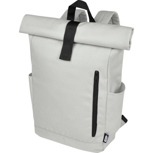 Light Grey - Close up - Unbranded Byron Roll Up 18L Backpack