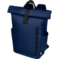 Navy - Close up - Unbranded Byron Roll Up 18L Backpack
