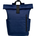 Navy - Front - Unbranded Byron Roll Up 18L Backpack