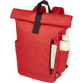 Red - Pack Shot - Unbranded Byron Roll Up 18L Backpack