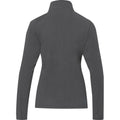 Storm Grey - Back - Elevate NXT Womens-Ladies Amber Recycled Full Zip Fleece Jacket