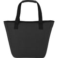 Solid Black - Back - Joey 6L Canvas Cooler Bag