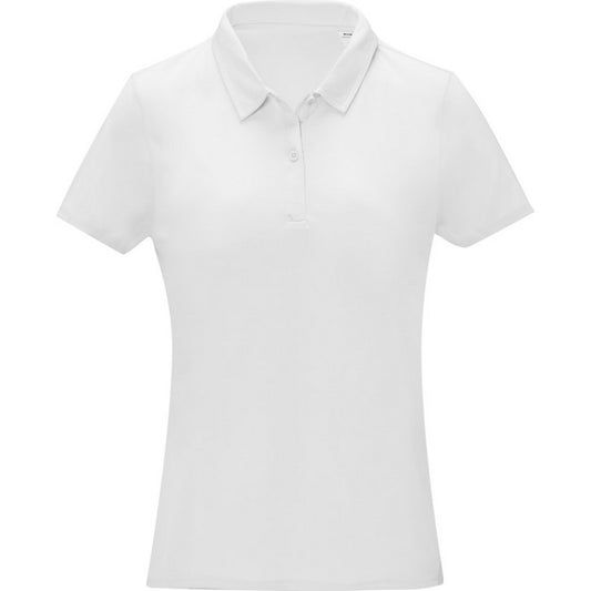 White - Front - Elevate Essentials Womens-Ladies Deimos Cool Fit Polo Shirt