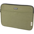 Olive - Side - Unbranded Joey Canvas Recycled 2L Laptop Sleeve