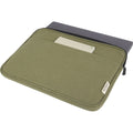 Olive - Close up - Unbranded Joey Canvas Recycled 2L Laptop Sleeve