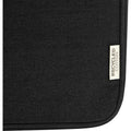 Solid Black - Lifestyle - Unbranded Joey Canvas Recycled 2L Laptop Sleeve