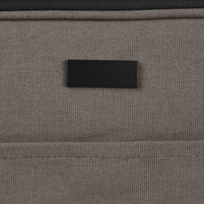 Grey - Pack Shot - Unbranded Joey Canvas Recycled 2L Laptop Sleeve