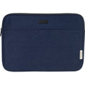 Navy - Front - Unbranded Joey Canvas Recycled 2L Laptop Sleeve
