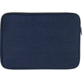 Navy - Back - Unbranded Joey Canvas Recycled 2L Laptop Sleeve