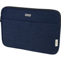 Navy - Side - Unbranded Joey Canvas Recycled 2L Laptop Sleeve