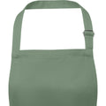 Heather Green - Back - Unisex Adult Andrea Adjustable Neck Strap Apron